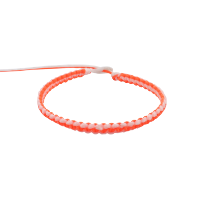 Macrame bracelet with double colors