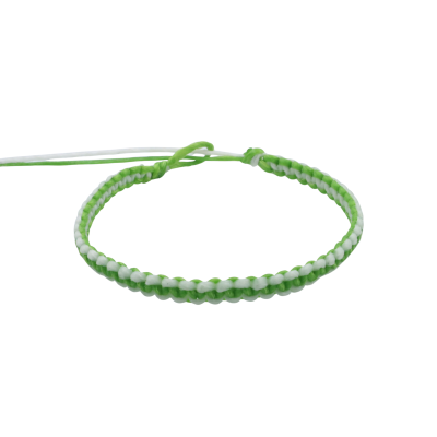 Macrame bracelet with double colors