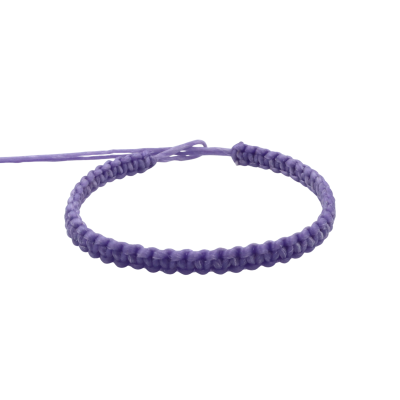 Plain macrame bracelet