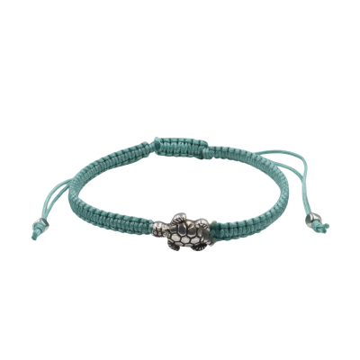 0.8 mm silk macrame sliding close bracelet