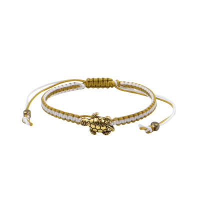 0.8 mm silk macrame sliding close bracelet