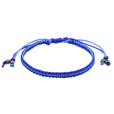 0.8 mm silk macrame sliding close bracelet