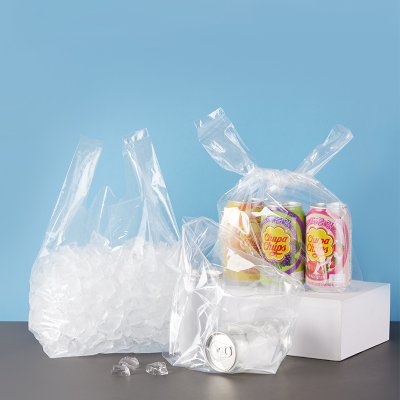 ถุงหูหิ้ว PE ถุงใสไฮโซ ตรารถตัก