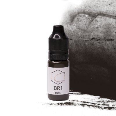 COLORICA สีสักคิ้ว BR1 น้ำตาลเข้ม 10 มล.