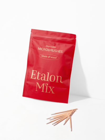 ไมโครบราชไม้ Etalon Mix 300 ชิ้น