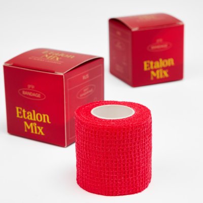 เทปพันด้ามเครื่องสัก Etalon Mix สีแดง