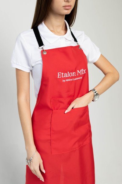 ผ้ากันเปื้อน Etalon Mix สีแดง