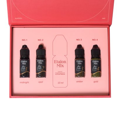 Etalon Mix ชุดสีอายไลเนอร์ Anna Vasileva 4 สี ขวดละ 10 มล.