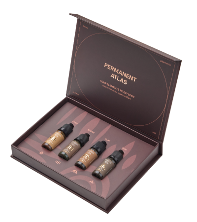 Etalon Mix ชุดสีคิ้ว Hair Stroke Anna Kutsevolova 4 สี ขวดละ 10 มล.