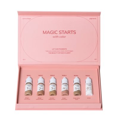 Etalon Mix ชุดสีคามูแฟลจ 6 สี ขวดละ 10 มล.