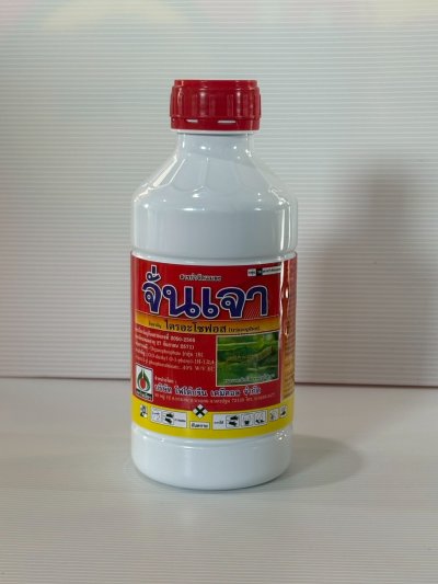 จั่นเจา (ไตรอะโซฟอส) 1 ลิตร ยาหนอน สูตรเย็น