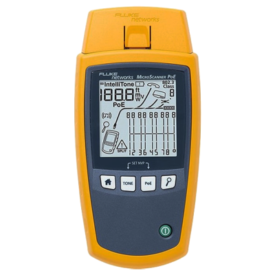 Fluke Networks MS-POE – Micro Scanner PoE Cable Verifier