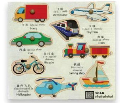 หมุดบล็อกหรรษา ยานพาหนะที่หนูรู้จัก