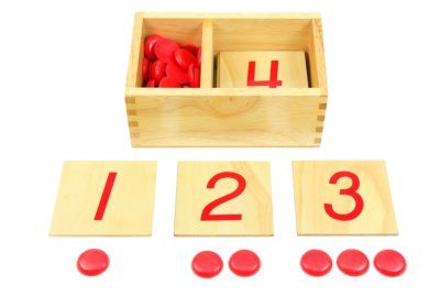 ลูกปัดฝึกนับพร้อมแผ่นตัวเลข