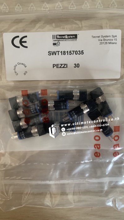 Switching, Monitoring and Control Devices แบรนด์ EAO รุ่น SWT18157035 Pulsante luminoso monostabile, 9x9mm ชนิด PushbuttonSwitch