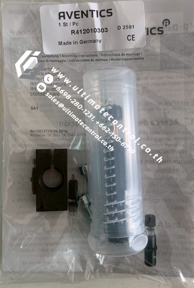 AVENTICS Industrial shock absorber,  R412010303  SA1-MC-M012-010-HA-F-H