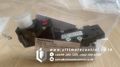 AVENTICS 5/2-directional valve, Series 581, size 1, Single Solenoid 5811172650 V581-5/2SR-024DC-I1-1CNO-LBX-AA-X-S-T0