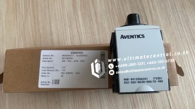 AVENTICS 3/2-shut-off valve, mechanically operated, Series AS2-BAV R412006261  AS2-SOV-G038-MAN