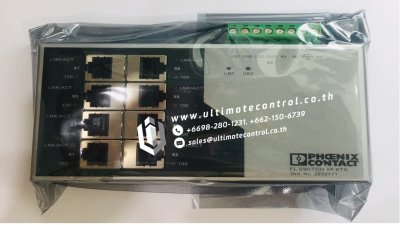 Switching, Monitoring and Control Devices แบรนด์ PHOENIX CONTACT รุ่น 1522862 SAP8P15PURM12FSSH ชนิด Industrial Ethernet Switch