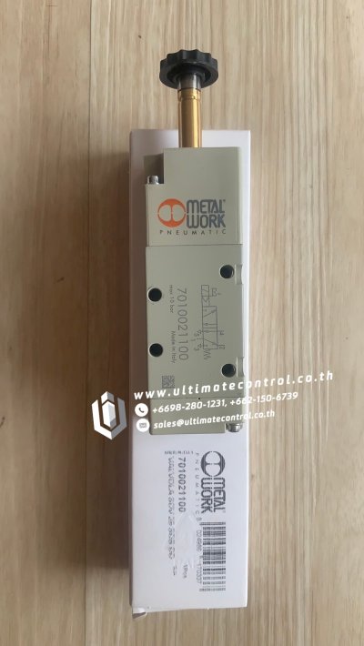 Hydraulics and Pneumatics แบรนด์ METAL WORK รุ่น 7010021100 ชนิด Pneumatic Valve