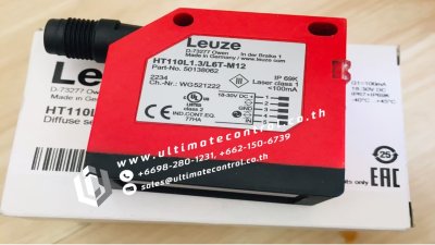 Photoelectric and Inductive Sensor แบรนด์ LEUZE  รุ่น 50138062   HT110L1.3/L6T-M12 ชนิด   sensors
