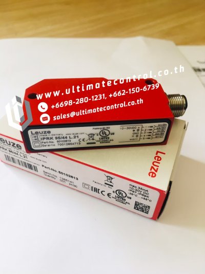 Photoelectric and Inductive Sensor แบรนด์ LEUZE  รุ่น 50102613   IPRK 95/44 L.21 ชนิด   sensors