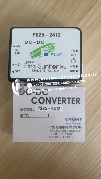 แบรนด์ FINE SUNTRONIX รุ่น PS25-2412 ชนิด Converter