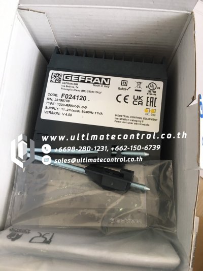PLC Programmable Logic Controller แบรนด์ GEFRAN รุ่น F024120 ชนิด PID Controller