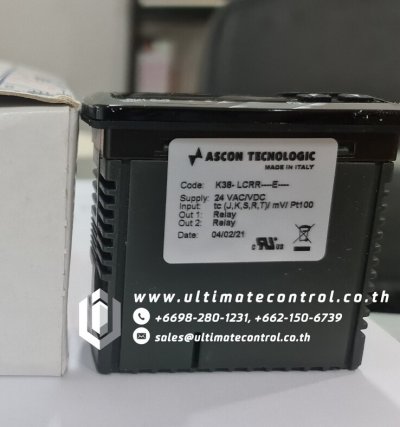 PLC Programmable Logic Controller แบรนด์ ASCON TECHNOLOGY รุ่น K38-LCRR----E---- ชนิด regulator temperature