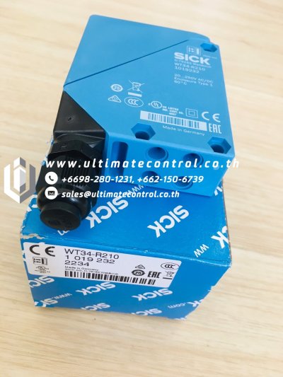 Photoelectric and Inductive Sensor แบรนด์ SICK รุ่น WT34-R210 ชนิด Photoelectric Sensors