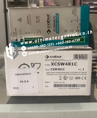 Power Supplier แบรนด์ CABUR รุ่น XCSW481C ชนิด Powersupply
