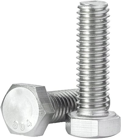 สกรูหกเหลี่ยม สแตนเลส เกรด 304 /Hexagon Head Bolt Stainless Steel