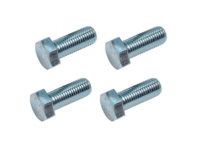 Hexagon Head Bolt With White Plated Grade 8.8