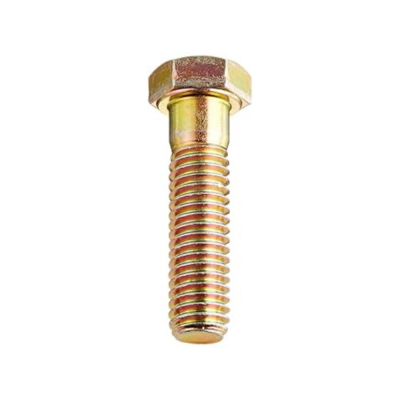 สกรูมิลดำ เกรด 8.8 ชุบรุ้ง / Hexagon Head Bolt With Yellow Zinc Grade 8.8 (High Tensile Bolt)