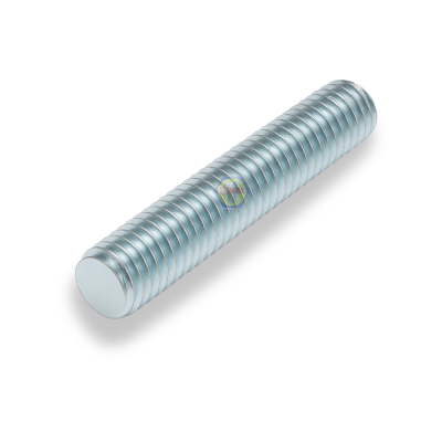 Fully Threaded Stud Bolt  1, 1.5, 2, 3 meter SS400 With White Zinc