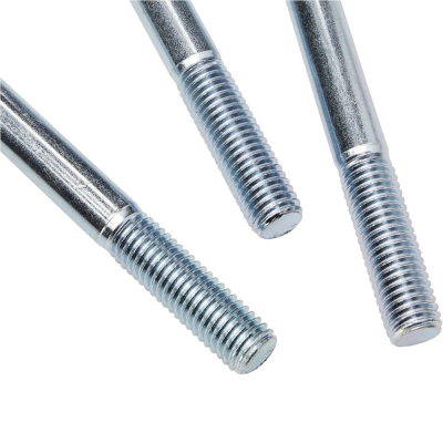 สกรูมิลขาว เกรด 4.6 ชุบซิ้งค์ขาว / Hexagon Head Bolt With White Plated Grade 4.6