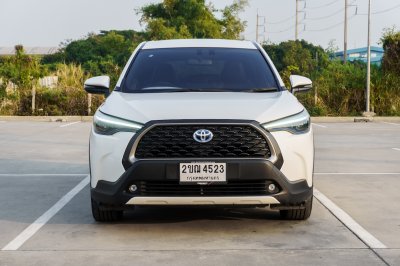 TOYOTA COROLLA CROSS 1.8 HYBRID PREMIUM ปี2021 (2ขณ4523)