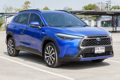TOYOTA COROLLA CROSS 1.8 HYBRID PREMIUM SAFETY ปี2021 (9กย7866)