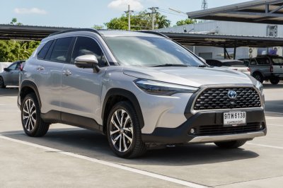 TOYOTA COROLLA CROSS 1.8 HYBRID PREMIUM SAFETY AT ปี2021 (9กพ6138)