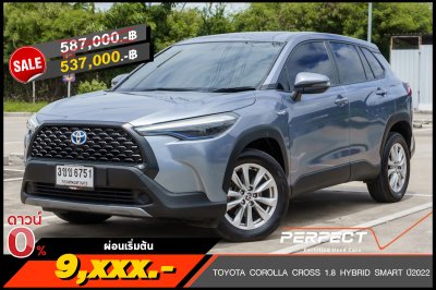 TOYOTA COROLLA CROSS 1.8 HYBRID SMART ปี2022 (3ขข6751)