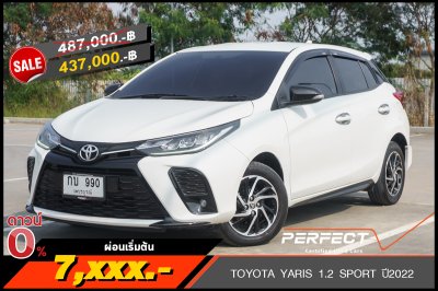 TOYOTA YARIS 1.2 SPORT ปี2022 (กบ990)