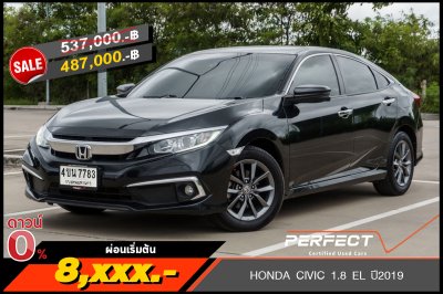 HONDA CIVIC 1.8 EL ปี2019 (4ขน7783)