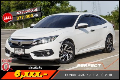 HONDA CIVIC 1.8 E AT ปี 2018 (7กอ2545)