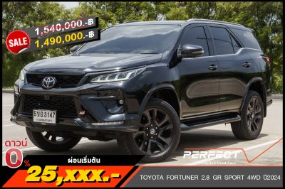 TOYOTA FORTUNER 2.8 GR SPORT 4WD ปี2024 (5ขอ3147)