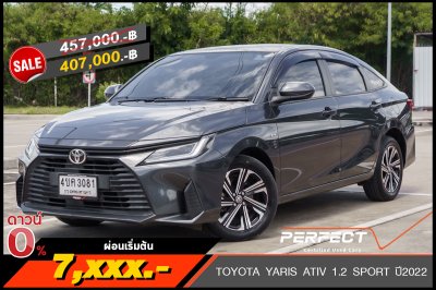TOYOTA YARIS ATIV 1.2 SPORT AT ปี 2022 (4ขค3081)