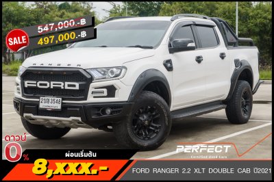 FORD RANGER 2.2 XLT DOUBLE CAB AT ปี 2021 (2ขญ3548)