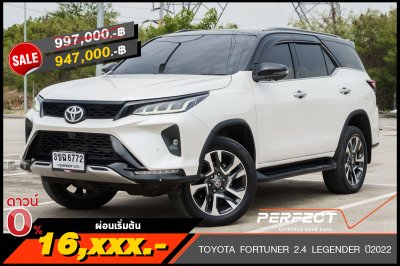 TOYOTA FORTUNER 2.4 LEGENDER ปี2022 (3ขฉ6772)