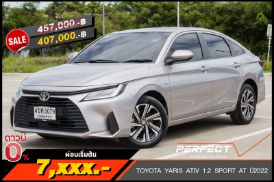 TOYOTA YARIS ATIV 1.2 SPORT AT ปี 2022 (4ขค3079)