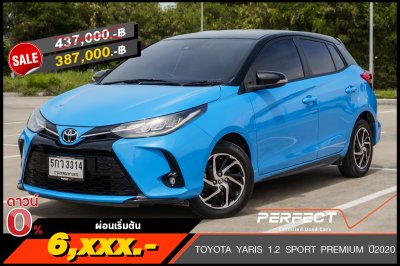 TOYOTA YARIS 1.2 SPORT PREMIUM AT ปี 2020 (5กว3314)