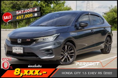 HONDA CITY 1.5 E:HEV RS ปี2022 (2ขน3784)